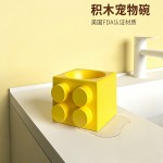 积木碗宠物碗猫碗防黑下巴个性创意碗防打翻
