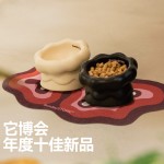 碗宠物用碗护颈椎饮水碗陶瓷宠物用品防黑下巴打翻狗碗