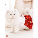 宠物公主裙猫咪狗狗马面裙布偶蓝猫小狗过年喜庆唐装冬季新年衣服
