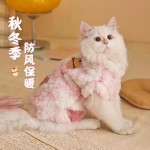 猫咪衣服秋冬保暖布偶德文小猫马甲冬装棉衣加绒冬天猫猫宠物冬季