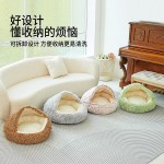 猫窝冬季保暖宠物小猫咪狗狗窝冬天用品四季通用睡觉用封闭式猫窝