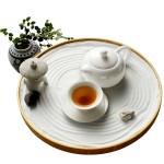 高档茶空间摆件家用茶室静态山水沙盘功夫茶道禅意简约茶具茶宠