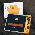 MINI翻滚万年历 创意个性办公桌面摆件实木小众高档礼物