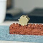 MINI翻滚万年历 创意个性办公桌面摆件实木小众高档礼物