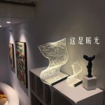 房间创意流光灯桌面轻奢灯台灯卧室床头灯高级感装饰小夜灯摆件灯