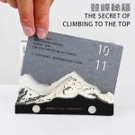 2026新年珠峰日历立体纸雕手撕模型台历便签创意桌面摆件马年礼物