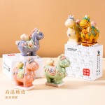 唐三彩马陶瓷摆件小胖马办公室装饰摆件博物馆文创伴手礼纪念礼品