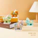 唐三彩马陶瓷摆件小胖马办公室装饰摆件博物馆文创伴手礼纪念礼品