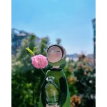 原创木雕摆件花器礼物高15厘米送2个小花瓶质朴田园风