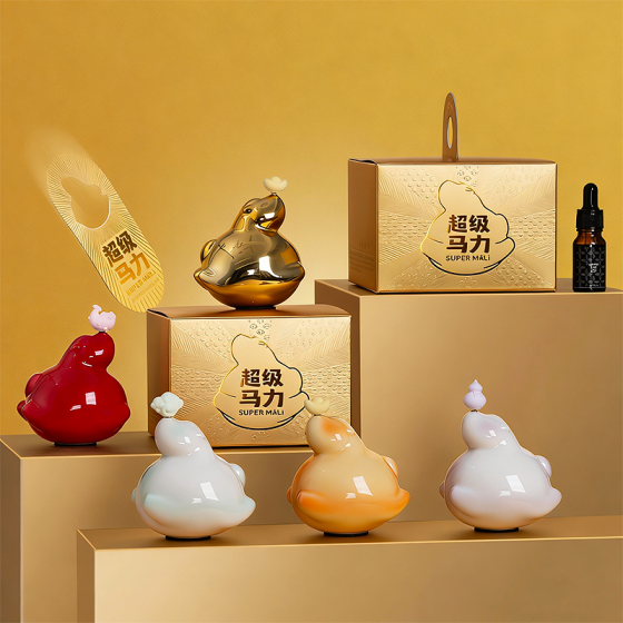 2026马年吉祥物摆件生肖马香氛摆件伴手礼新年礼物