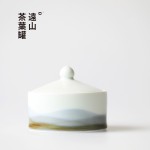 远山茶叶罐家用景德镇陶瓷小号通用礼盒装创意中国风定制