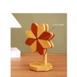 Tlife·Windmill·餐垫创意楠竹多变隔热垫耐高温防烫摆件