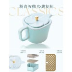 泊喜四合如意海棠功夫茶具套装轻奢高档旅行茶具家用简约礼盒送礼