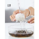 泊喜竹木储水茶盘家用功夫茶具托盘竹茶台茶托现代简约套装沥水盘