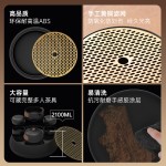 泊喜圆形茶盘家用轻奢高档托盘干泡台小型干泡茶盘茶海储水式茶具