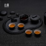 枯山水干泡台茶盘2025新款陶瓷功夫茶盘托盘轻奢高档茶具茶承