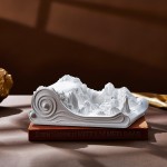 千里江山无线充小夜灯蓝牙音响香薰桌面摆件氛围圣诞乔迁生日礼物