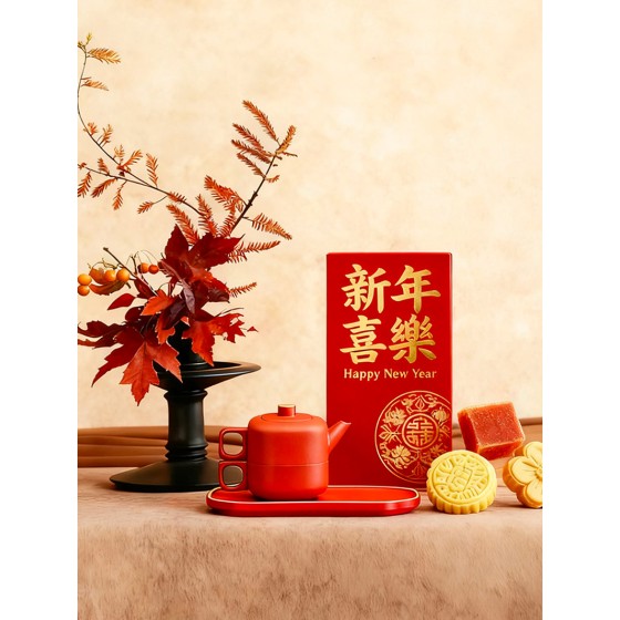 泊喜四合如意便携式旅行茶具套装一人一壶户外快客杯礼盒功夫茶具